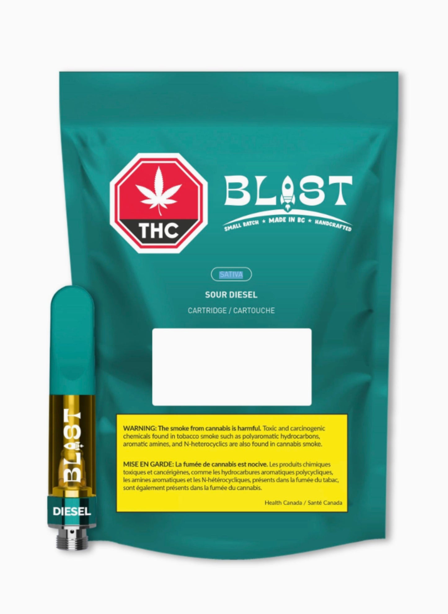 BLAST Sour Diesel Cartridge | Smokey's