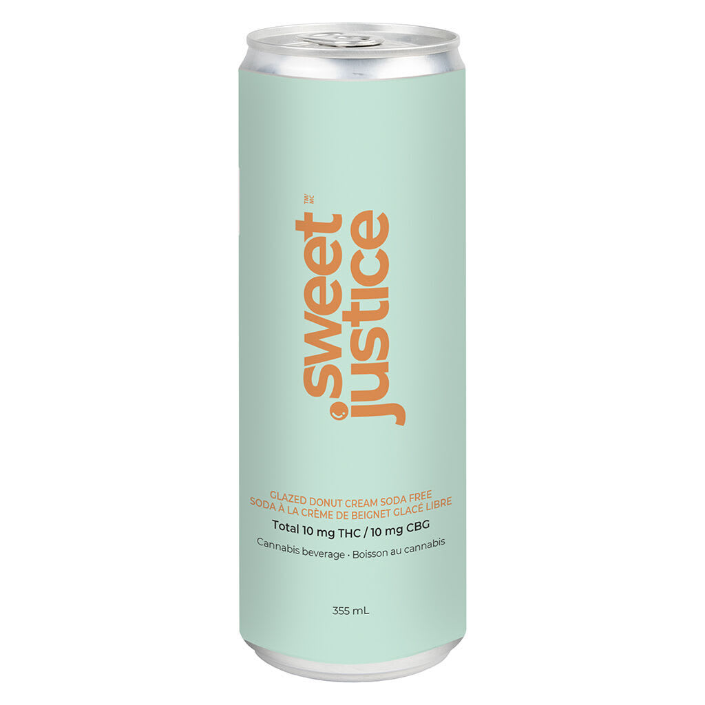 Sweet Justice Glazed Donut CBG Cream Soda | Smokey's