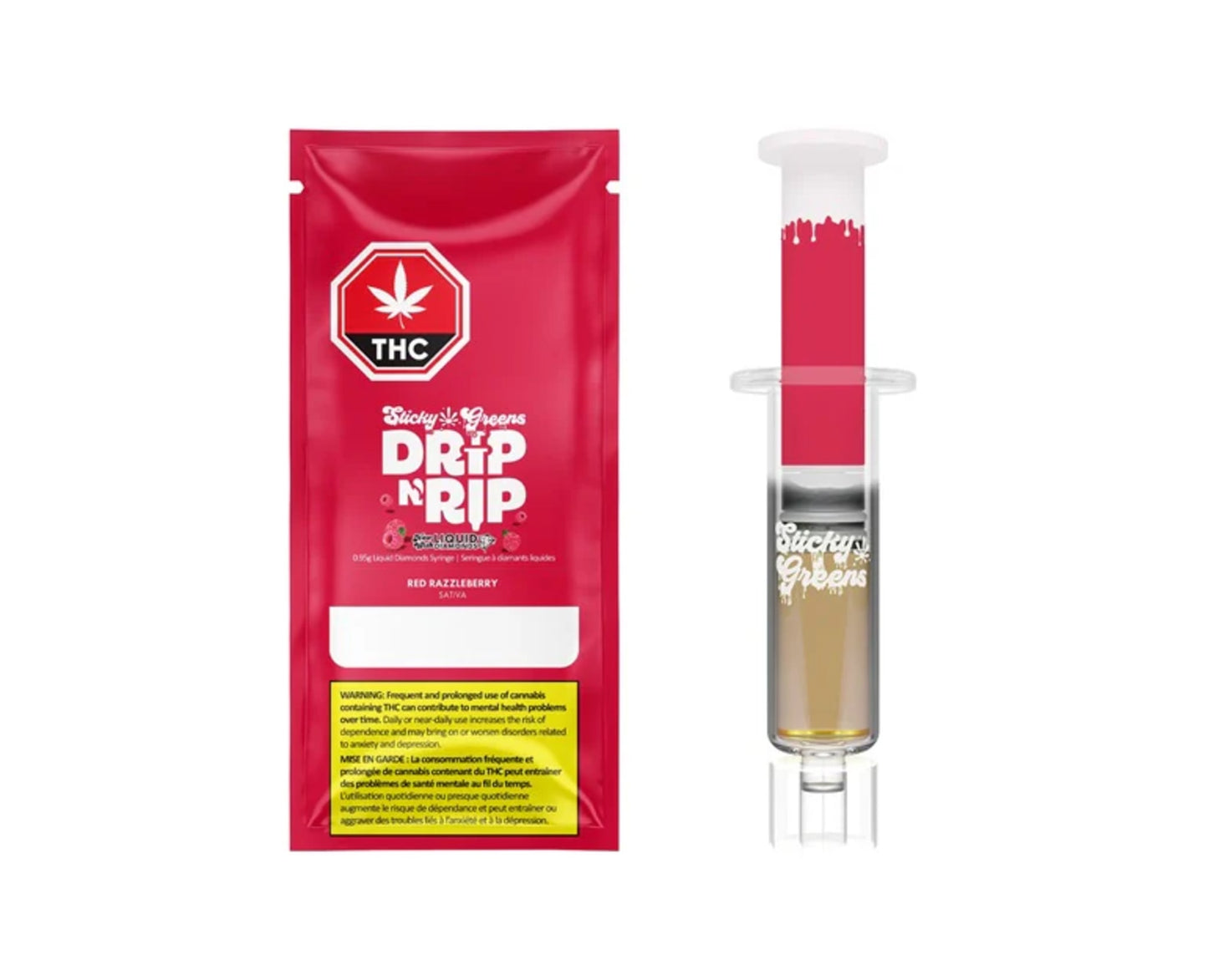 Sticky Greens Red Razzleberry Syringe | Smokey's