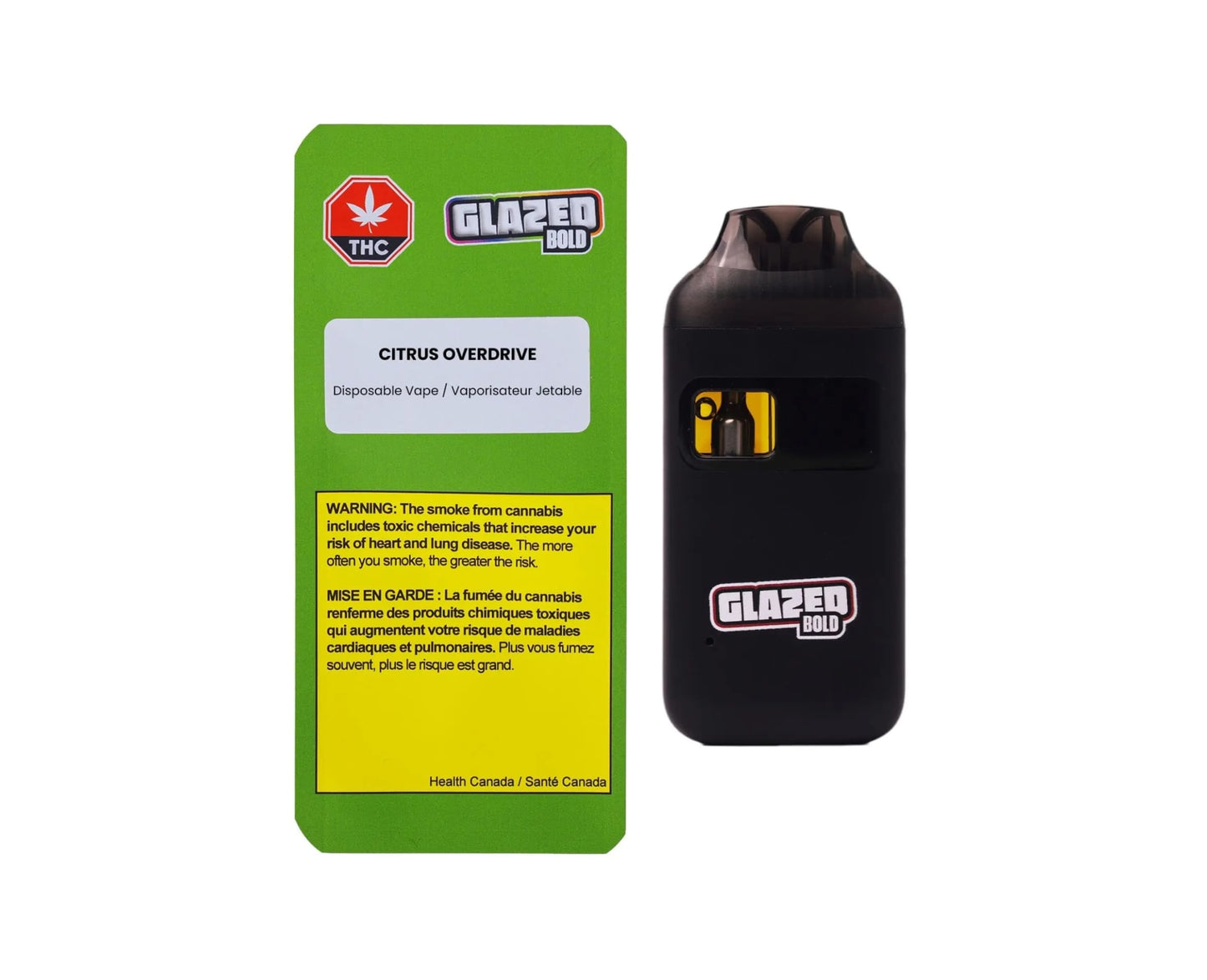 BOLD GLAZED Citrus Overdrive Disposable | Smokey's