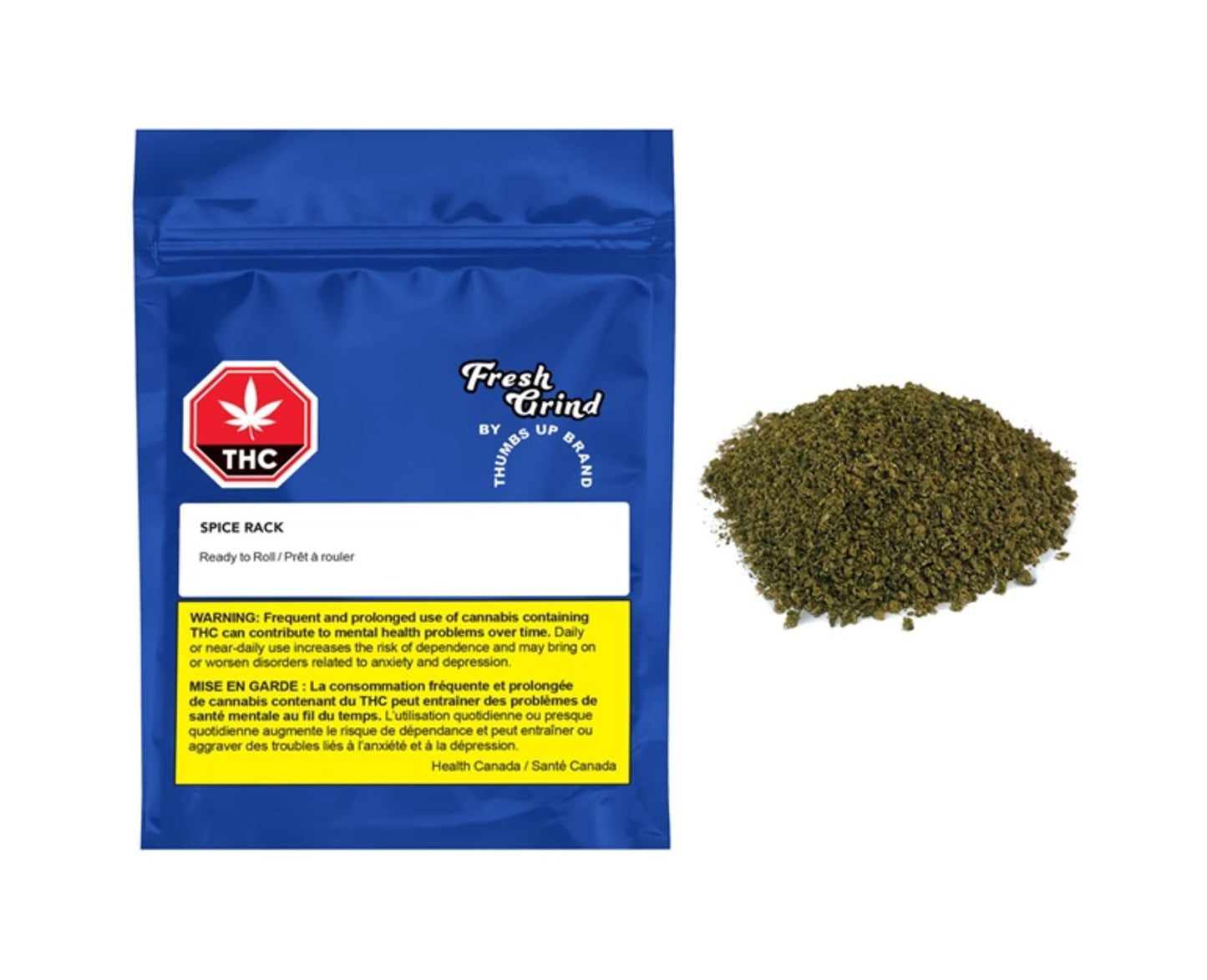 Thumbs Up Brand Fresh Grind Spice Rack Milled | Smokey's
