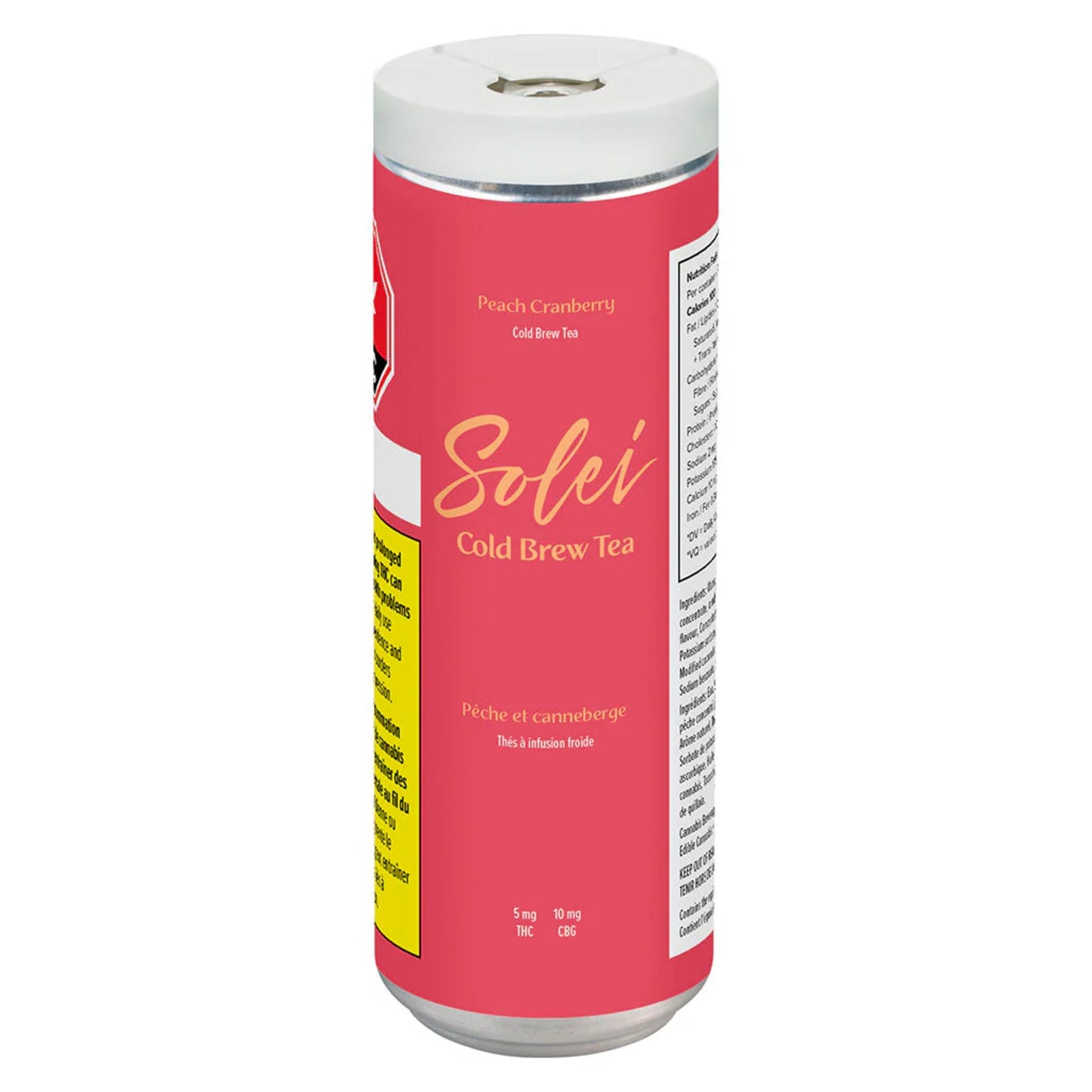 Solei Peach Cranberry Cold Brew Tea | Smokey's