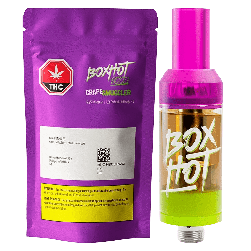 BOXHOT Grape Smuggler Cartridge | Smokey's