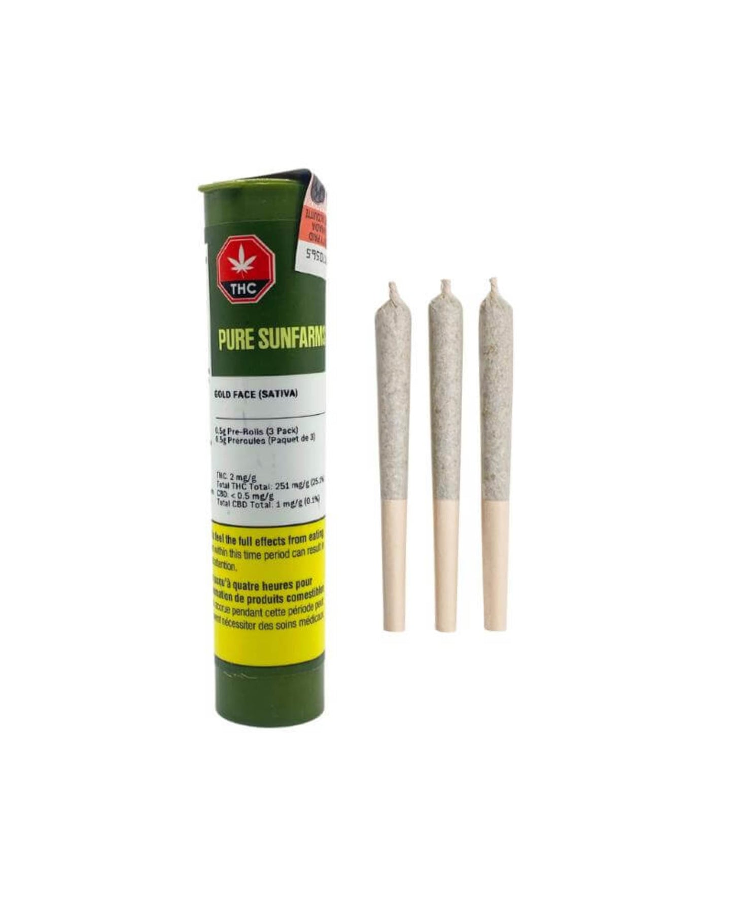 Sunfarms Gold Face Pre-Roll | Smokey's