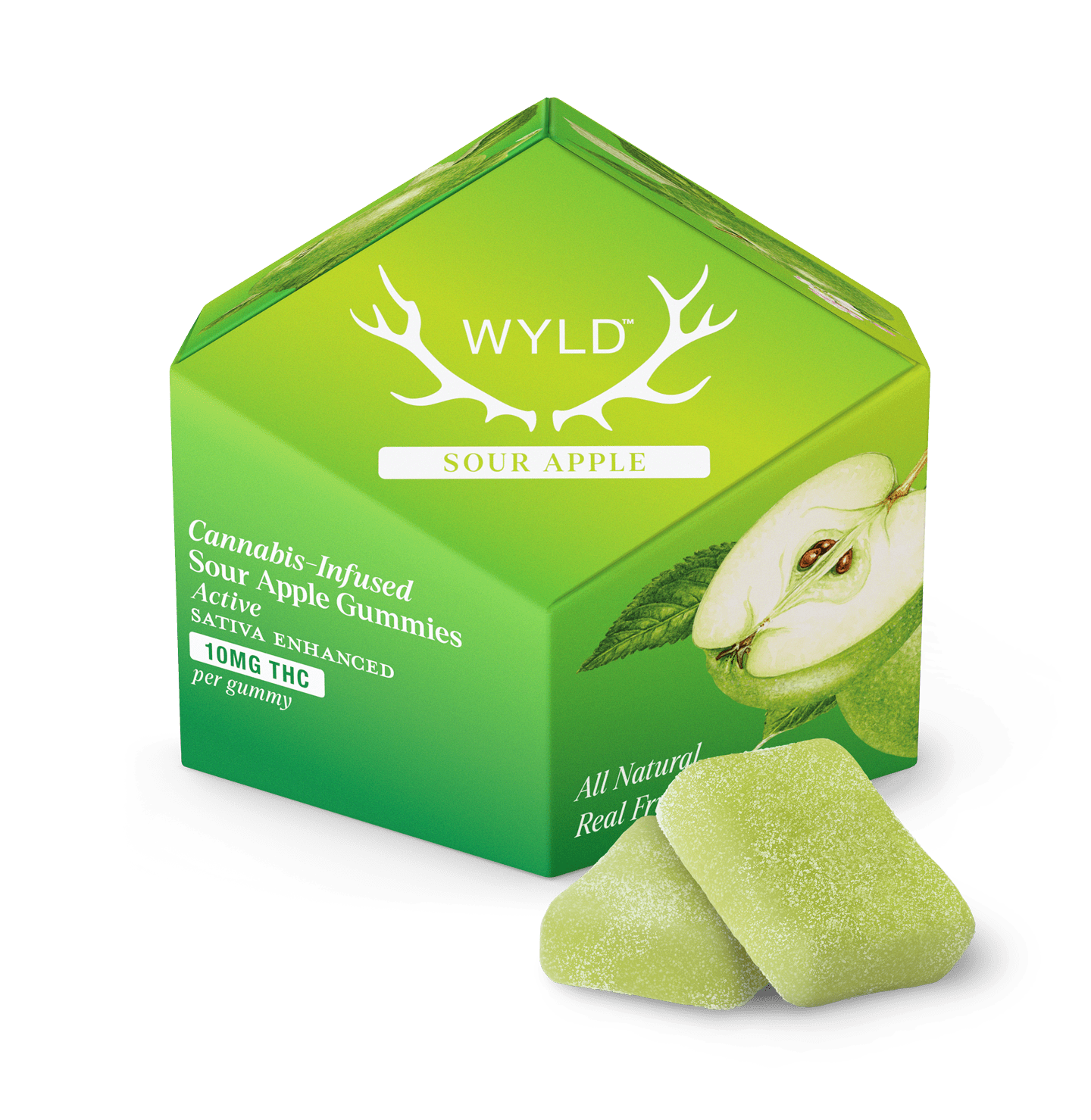 Wyld Sour Apple Soft Chew | Smokey's