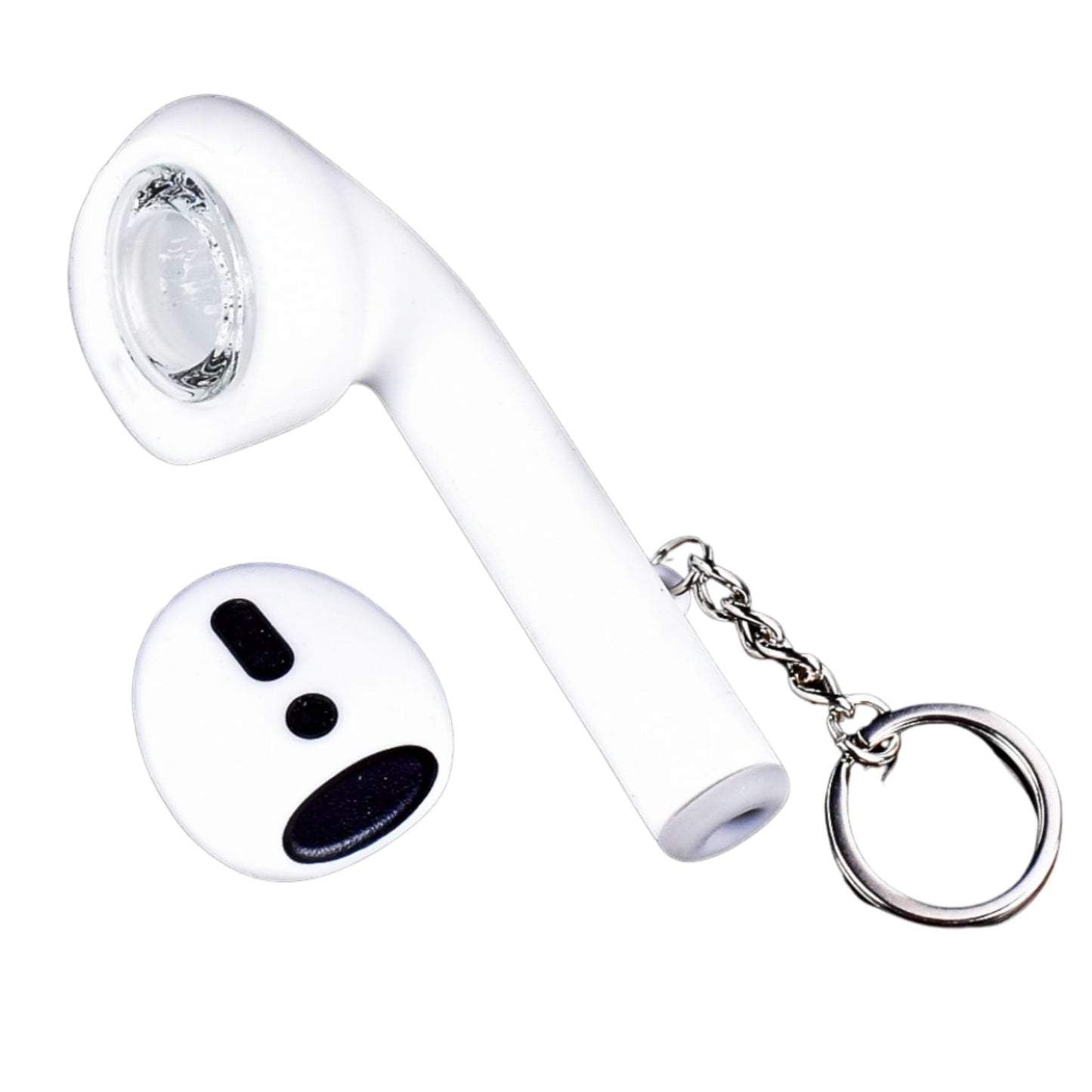 Earphone Silicone Pipe Keychain | Smokey's