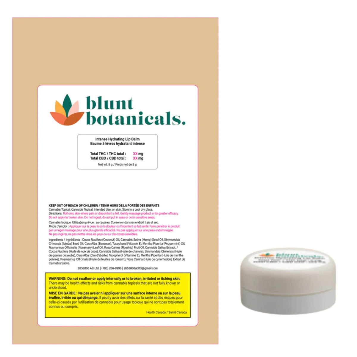 Blunt Botanicals Hydrating Lip Balm | Smokey's