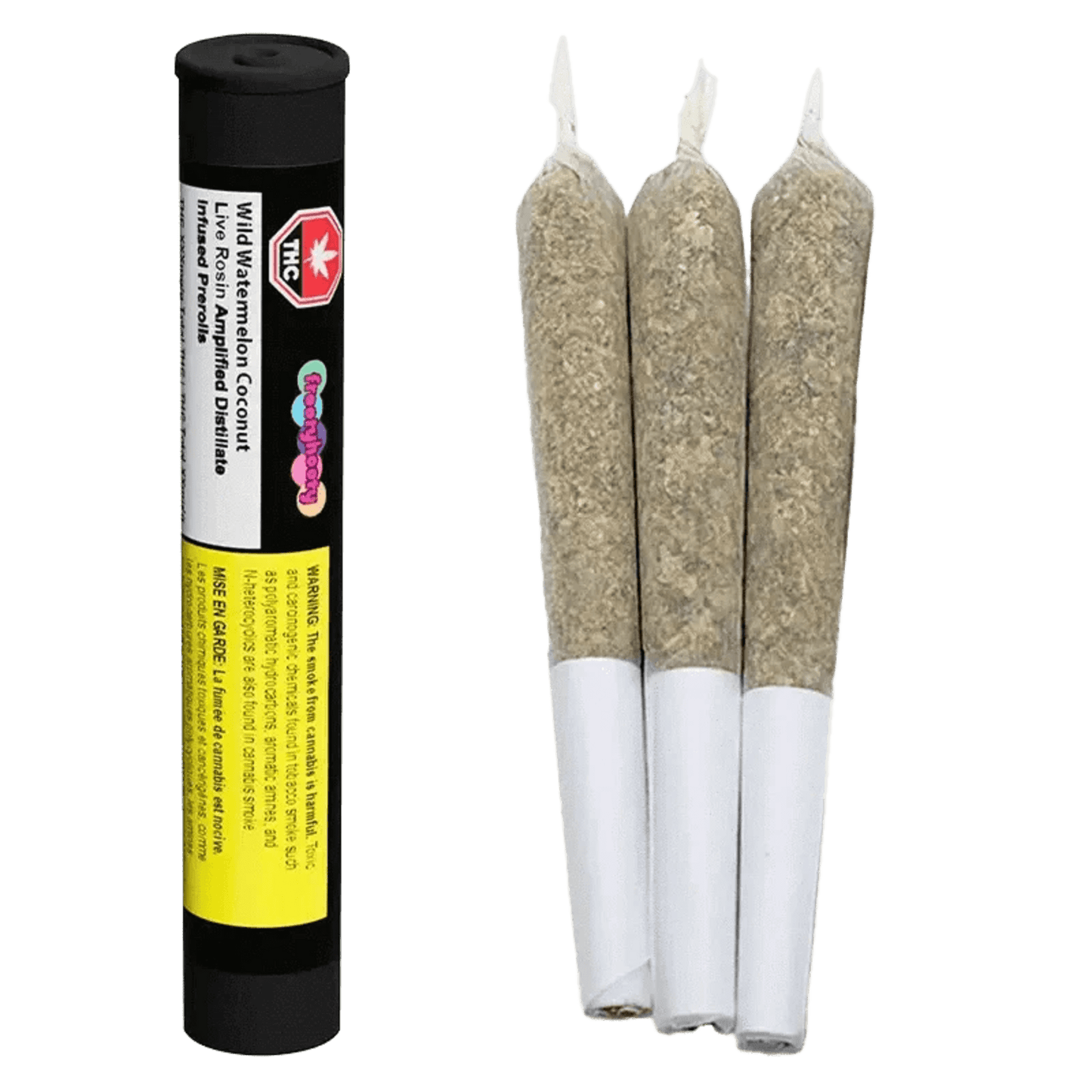 frootyhooty Wild Watermelon Coconut Diamond & Rosin Coated Infused Pre-Roll | Smokey's