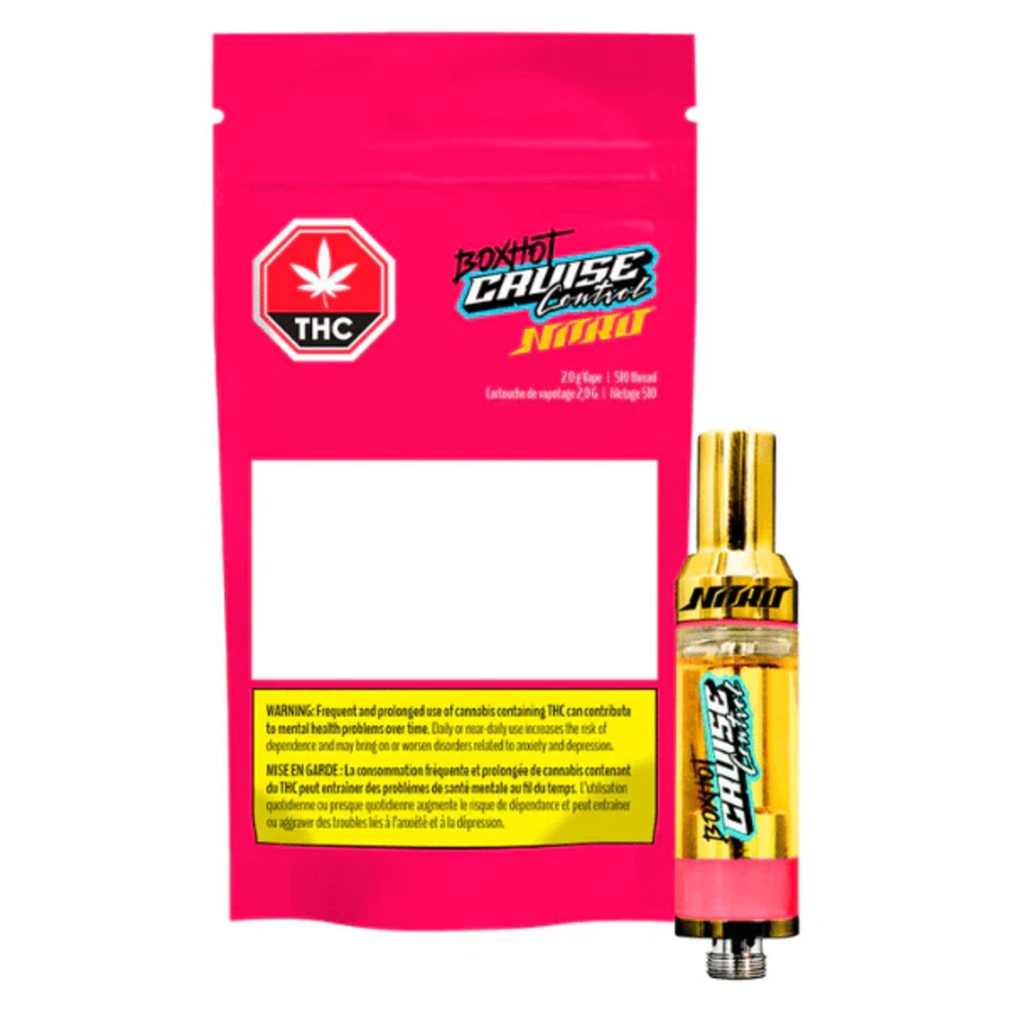BOXHOT Nitro CBG Cartridge | Smokey's