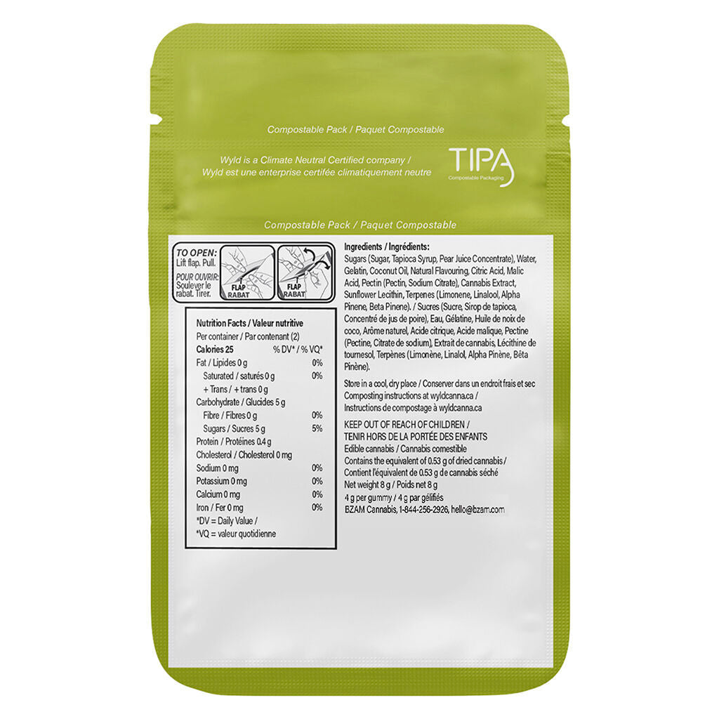 Real Fruit Pear CBG Soft Chew | Smokey's