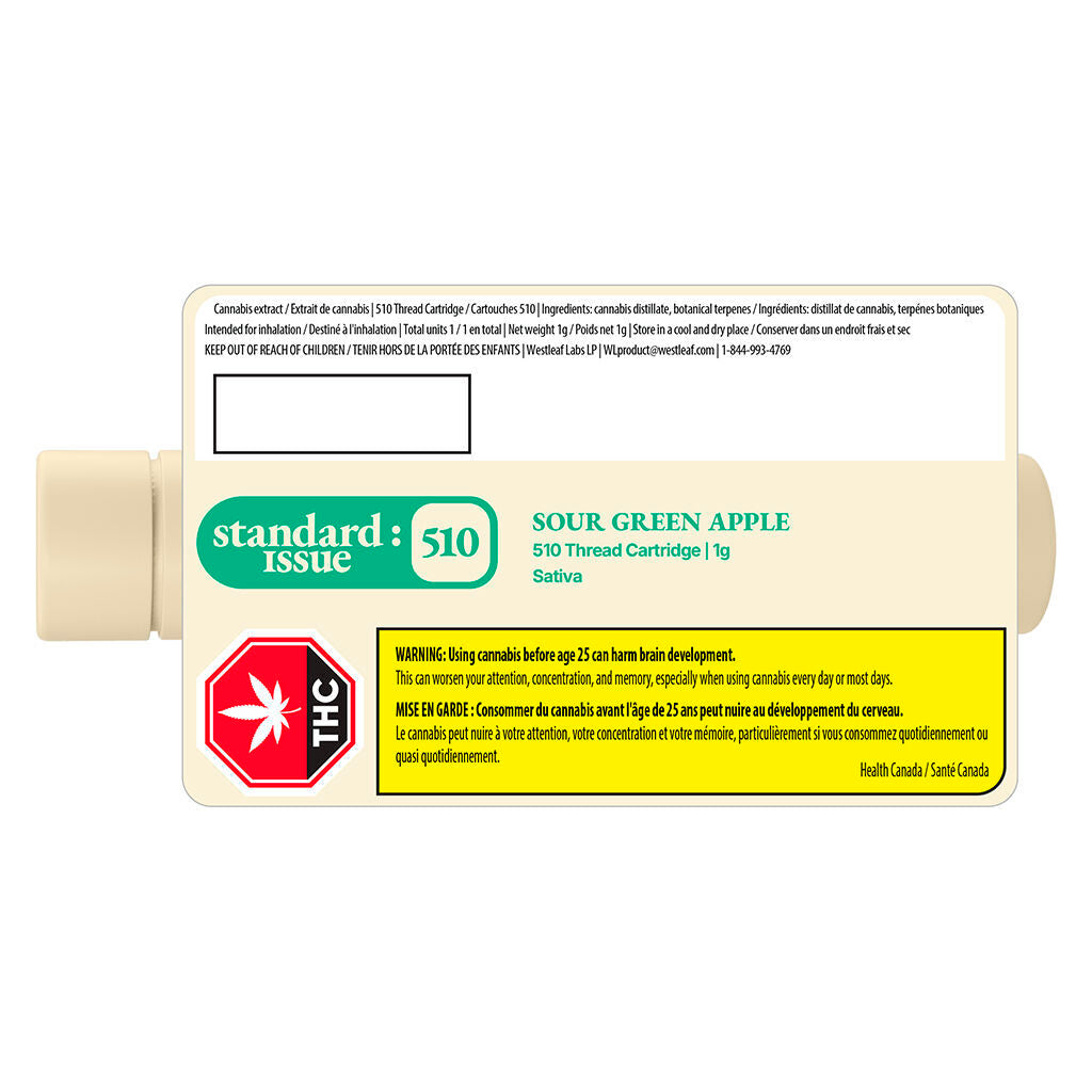 Standard Issue Sour Green Apple Cartridge