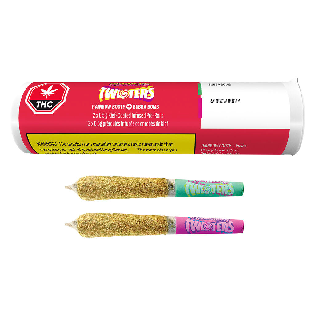 Rizzlers Bubba Bomb/Rainbow Booty Twisters Infused Pre-Roll