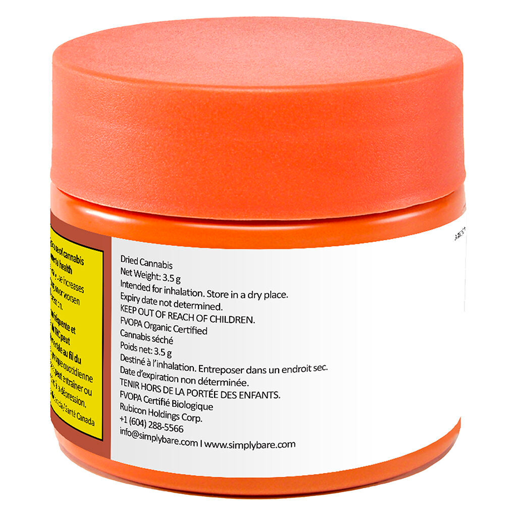 Simply Bare BC Organic Tangerine Sunrise