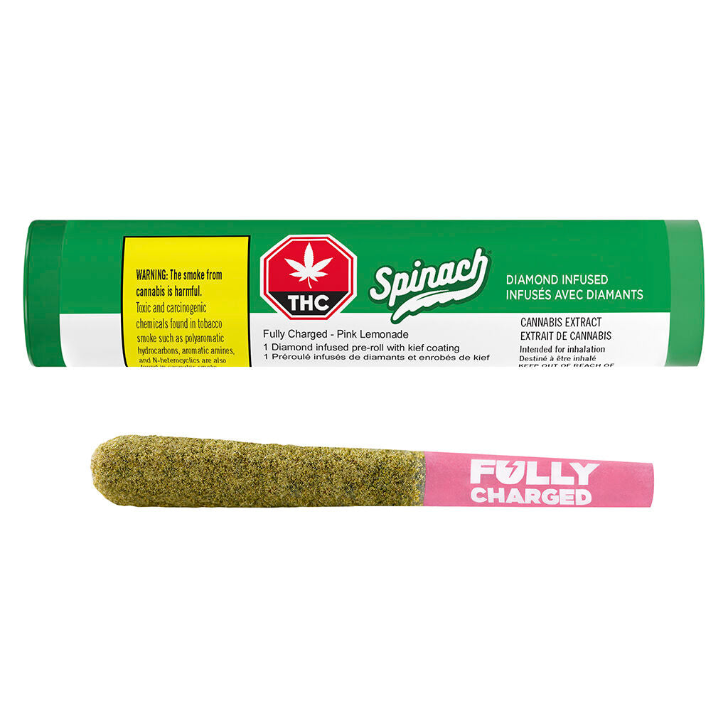 Spinach Fully Charged Pink Lemonade Infused Pre-Roll
