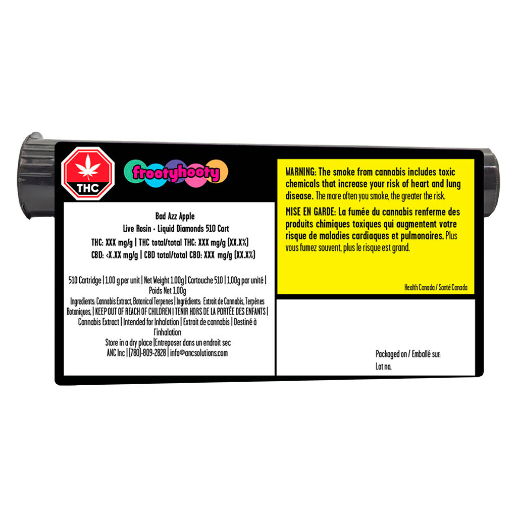 Bad Azz Apple Rosin Cartridge | Smokey's