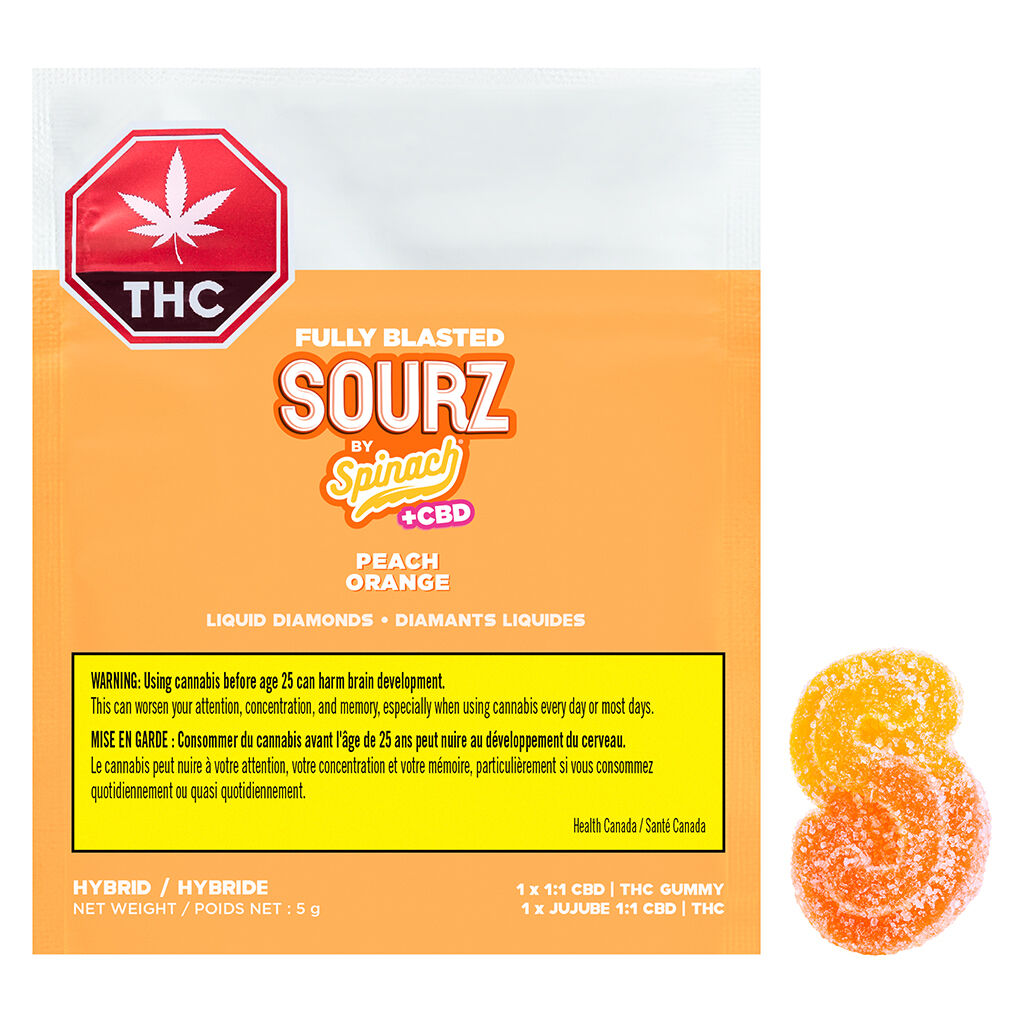 Peach Orange Soft Chew | Smokey's