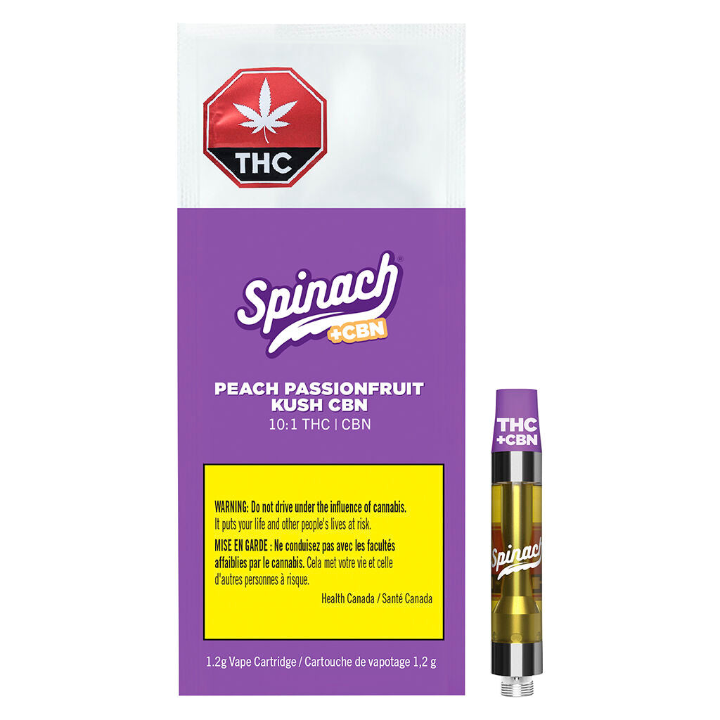 Spinach Peach Passionfruit CBN Cartridge