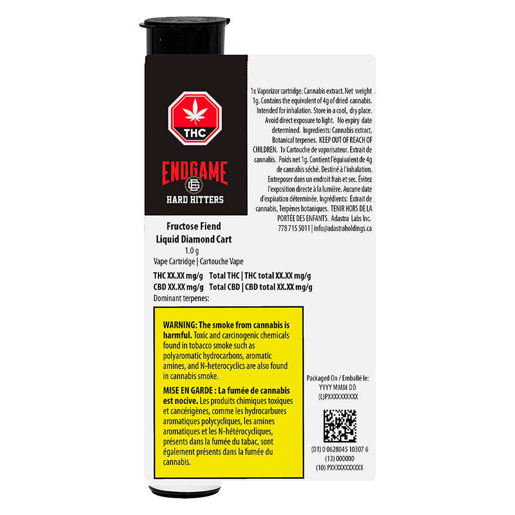 Fructose Fiend Liquid Diamond Cartridge | Smokey's