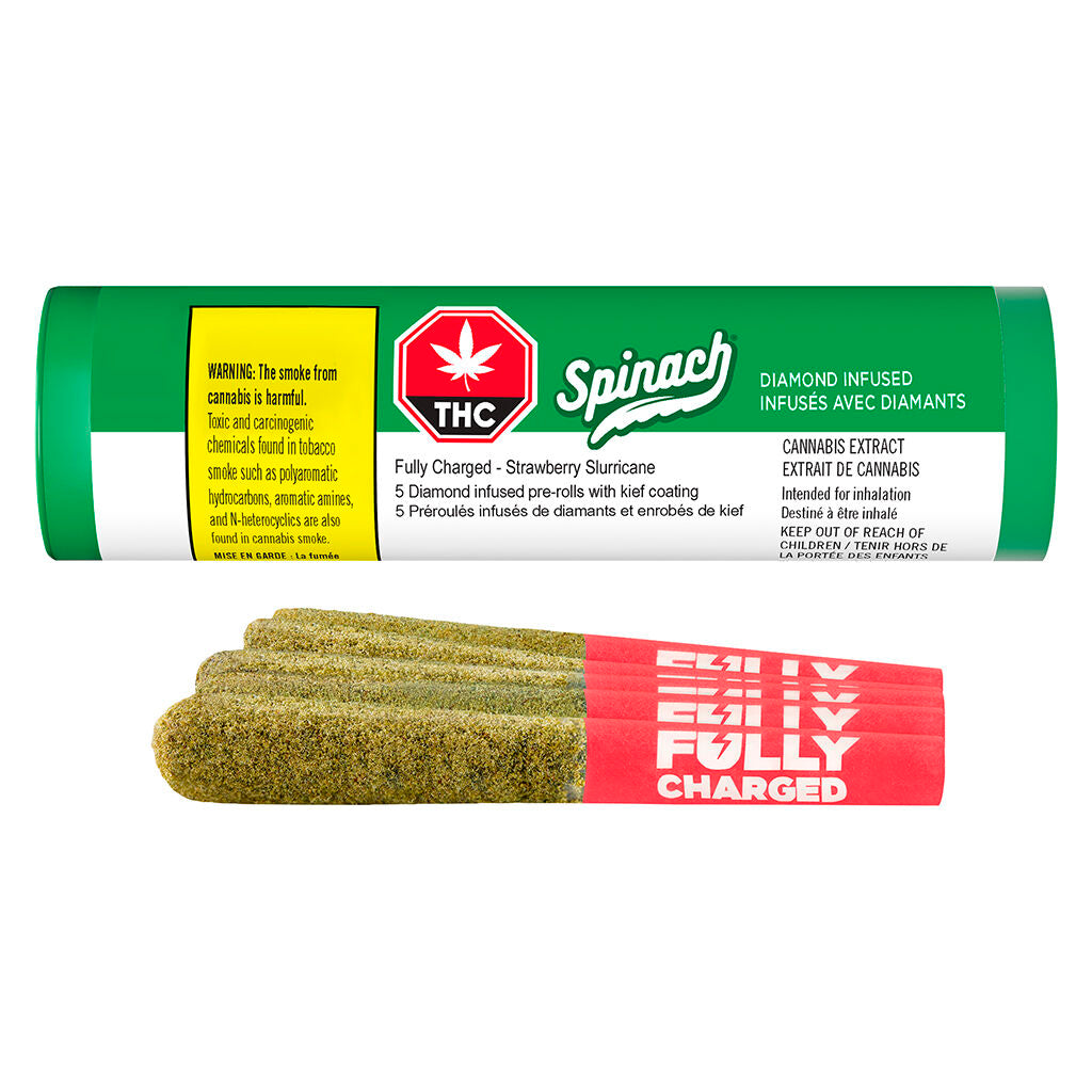 Spinach Strawberry Slurricane Coated Infused Pre-Roll