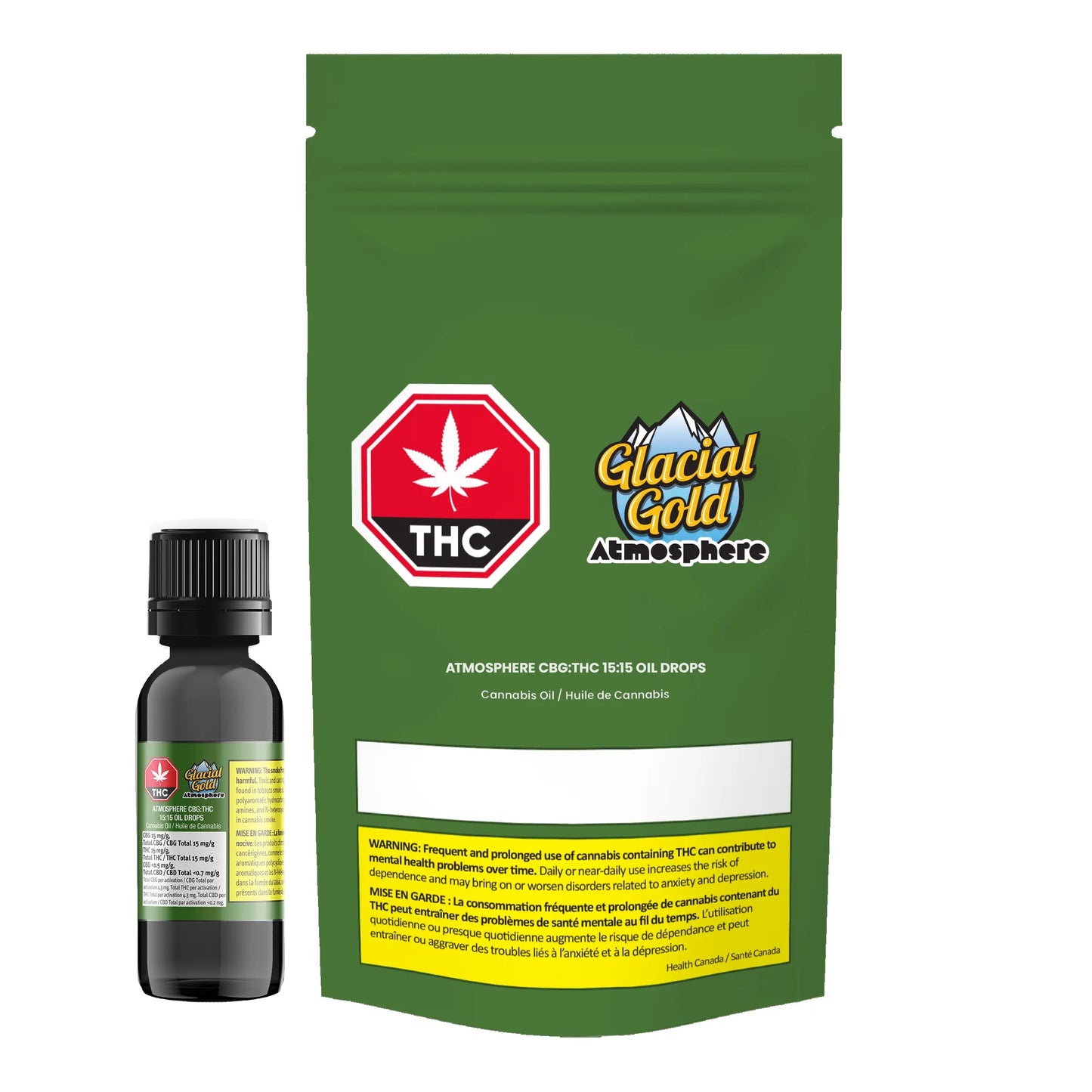 Glacial Gold Atmosphere CBG Oil