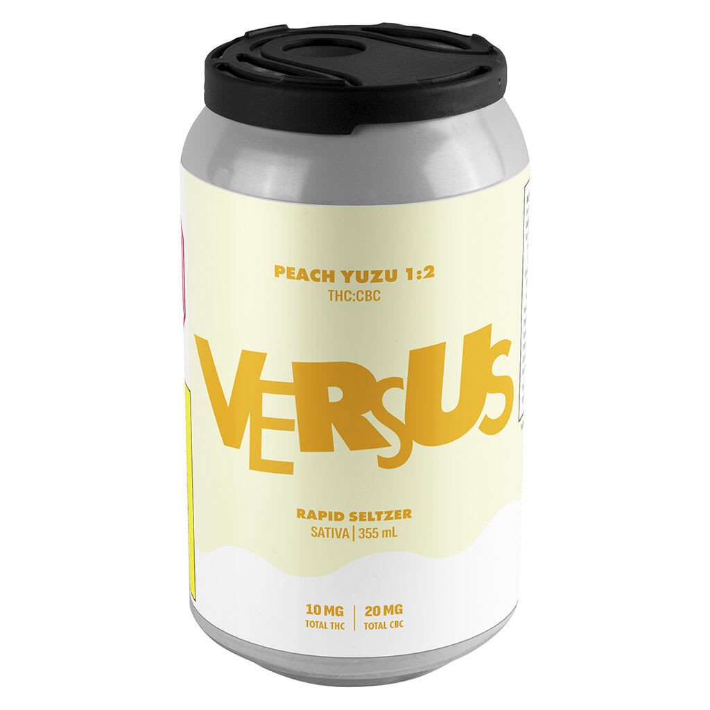 Versus Peach Yuzu CBC Rapid Seltzer | Smokey's