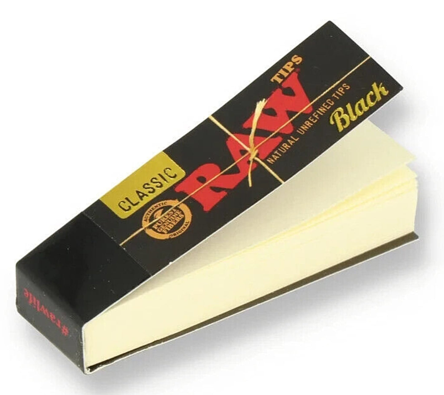 RAW Classic Black Tips | Smokey's