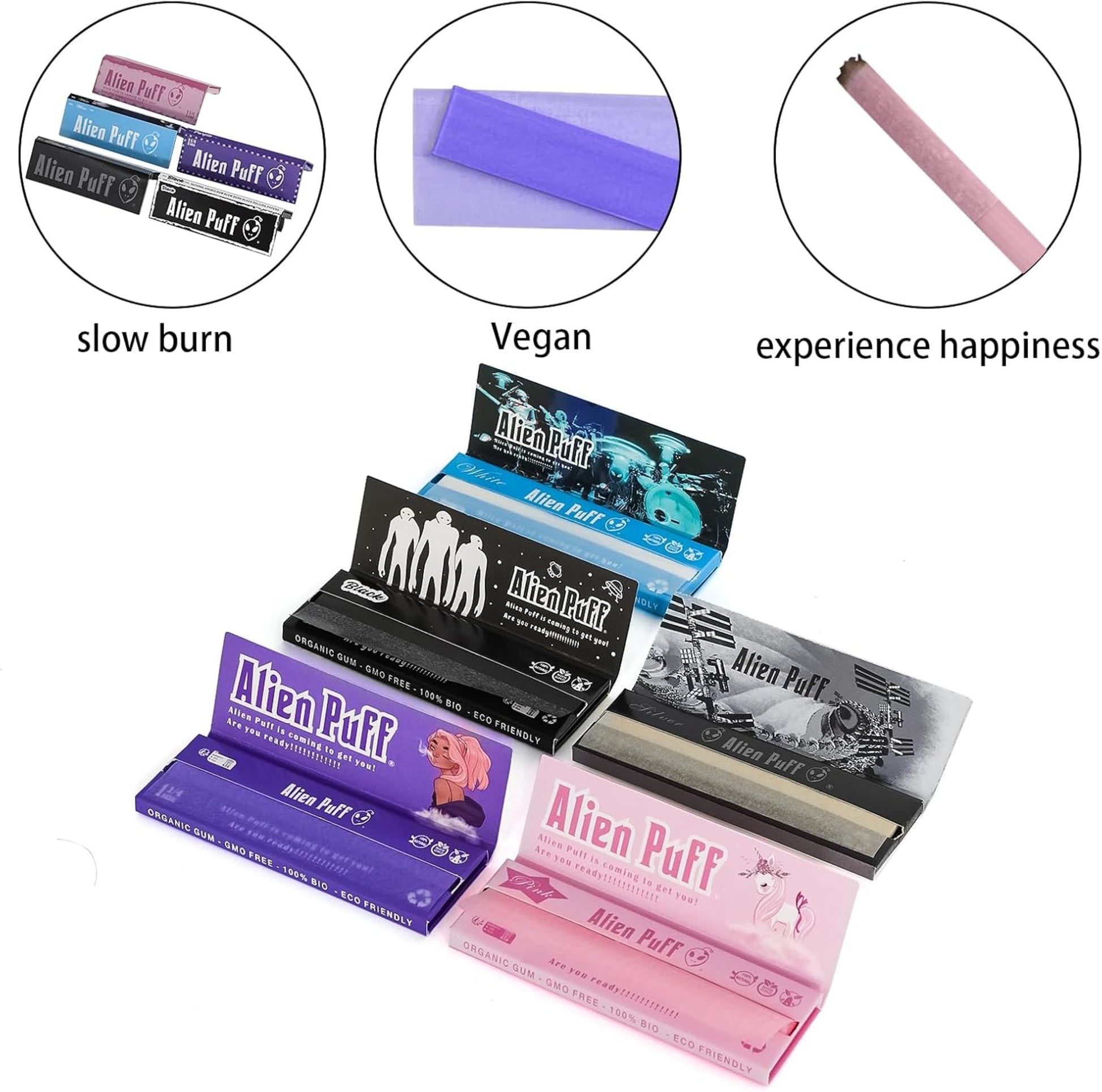 Alien Go Assorted Ultra Thin Rolling Papers | Smokey's