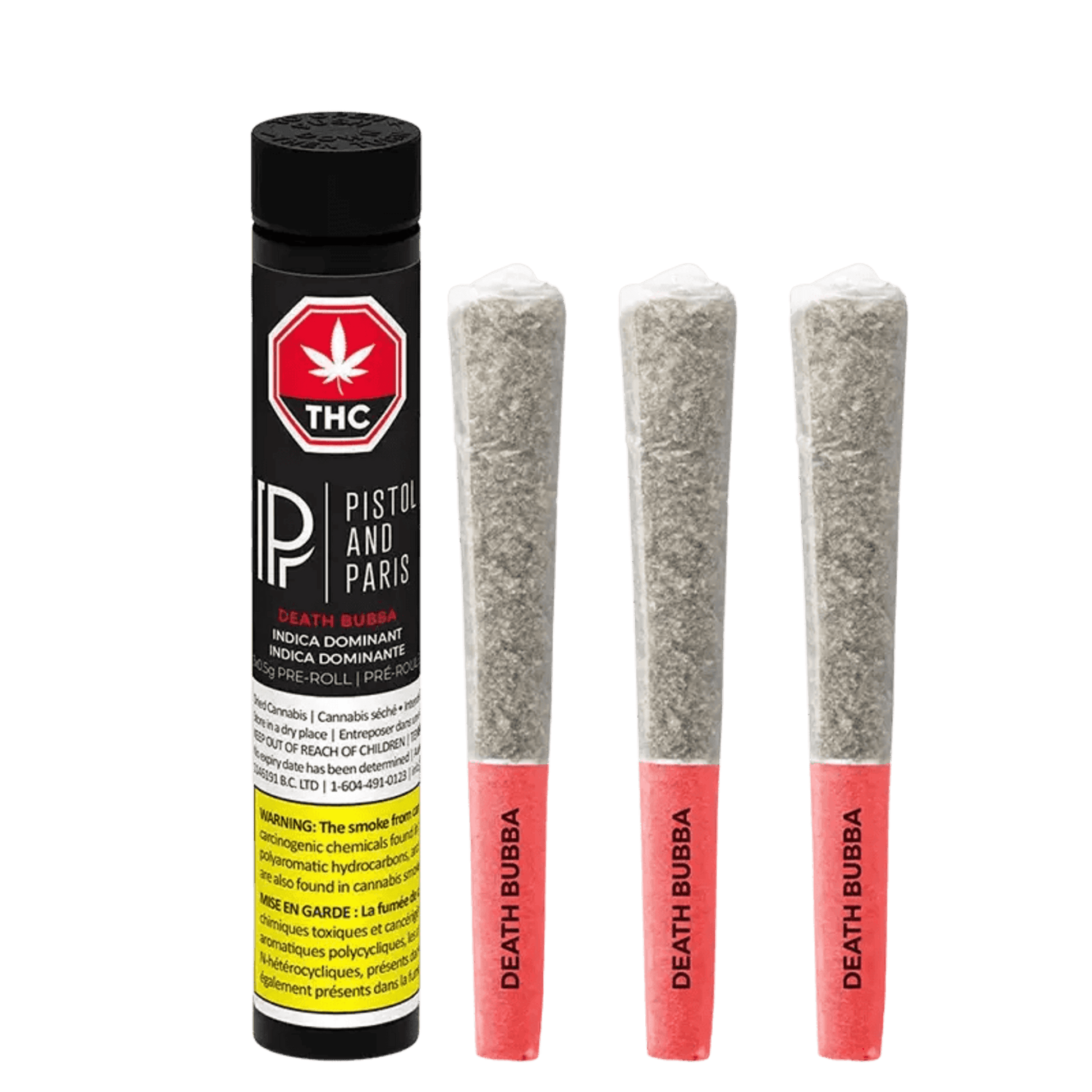 Pistol and Paris Death Bubba Pre-Roll | Smokey's