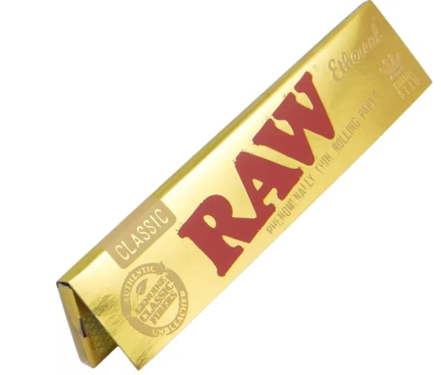 RAW Classic Ethereal Thin Rolling Papers | Smokey's