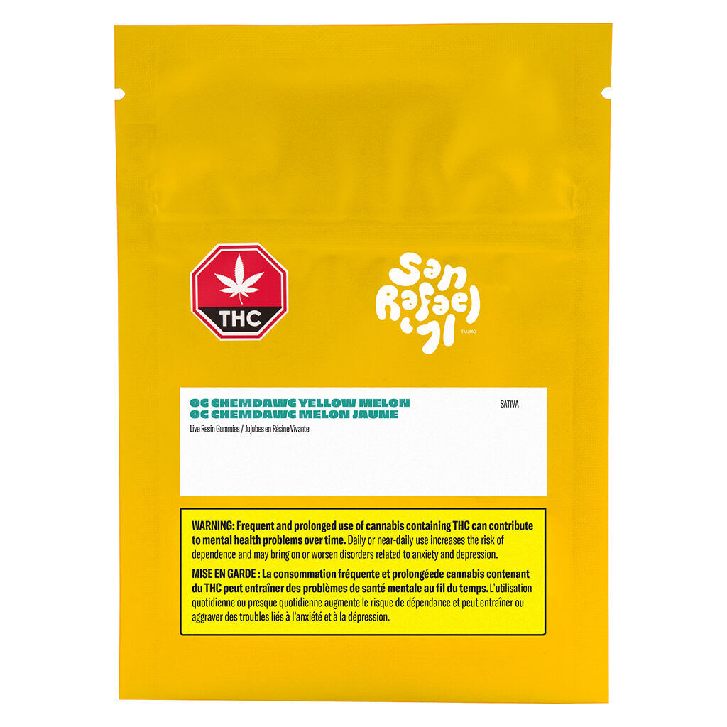 San Rafael '71 OG Chemdawg Yellow Melon Soft Chew | Smokey's
