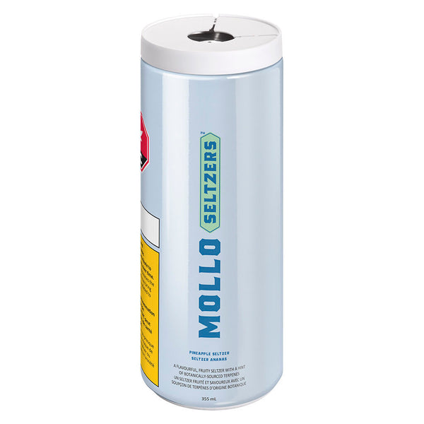 Mollo Pineapple Seltzer — Smokey's | Beverages | Cannabis Delivery & Pickup