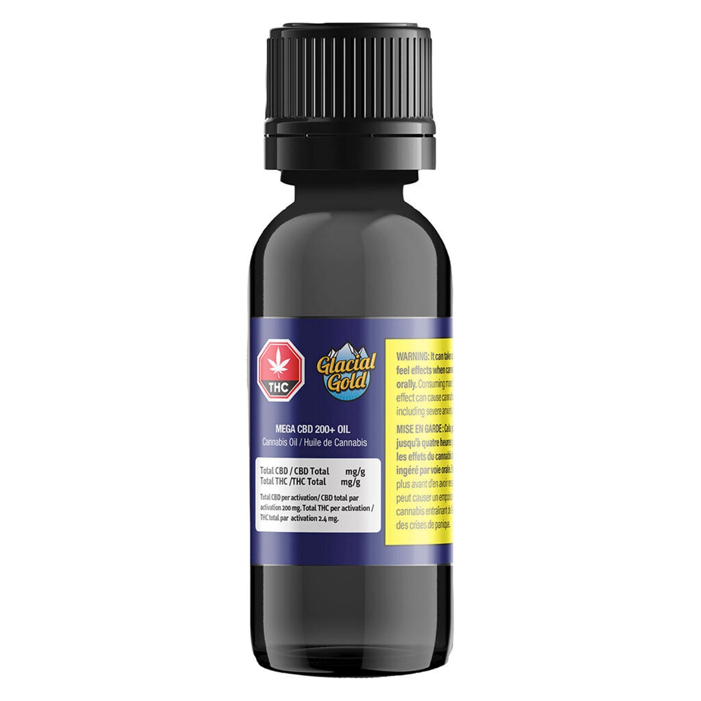 Glacial Gold Mega CBD 200 Oil | Smokey's