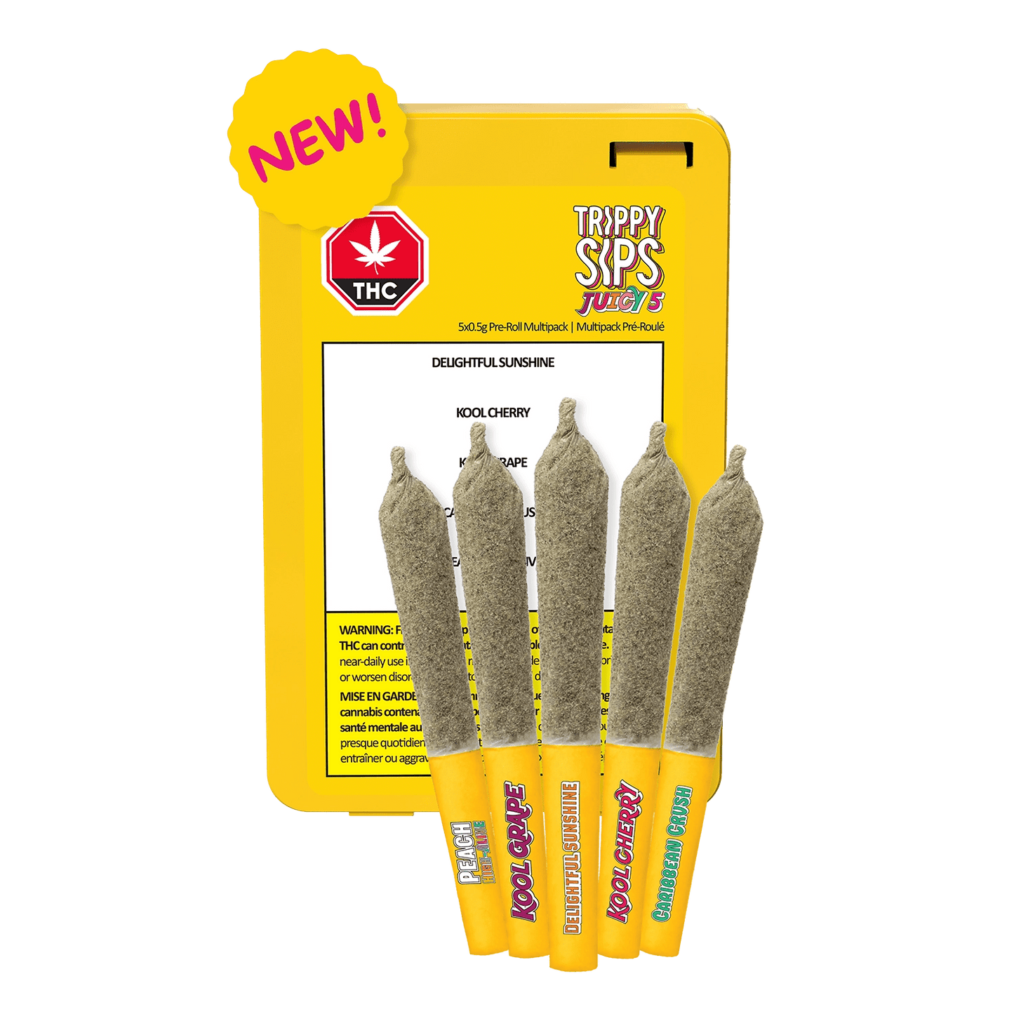 Trippy Sips Citrus Rush Diamond Infused Pre-Roll