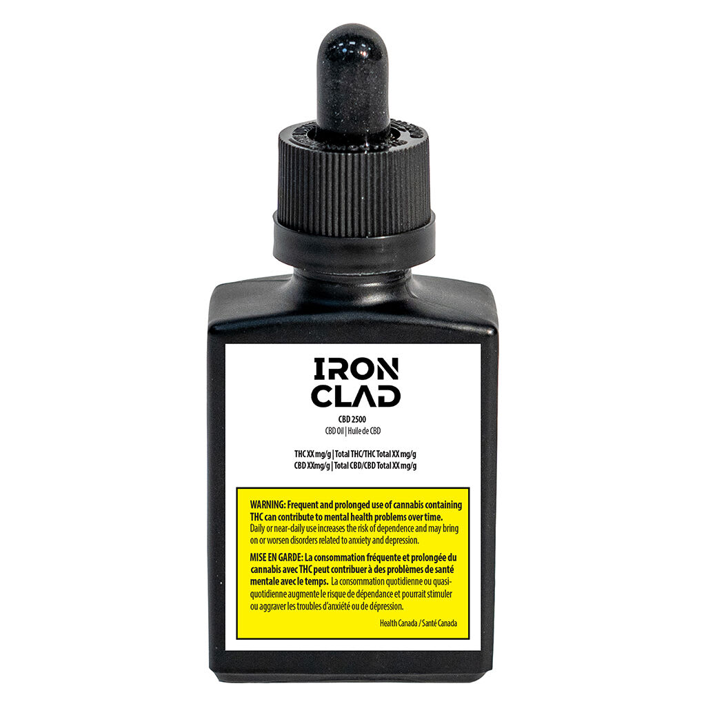 Ironclad CBD2500 Oil | Smokey's