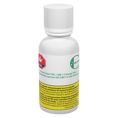 C Minor Sport Recovery 5:1 CBD/THC Orange Shot | Smokey's