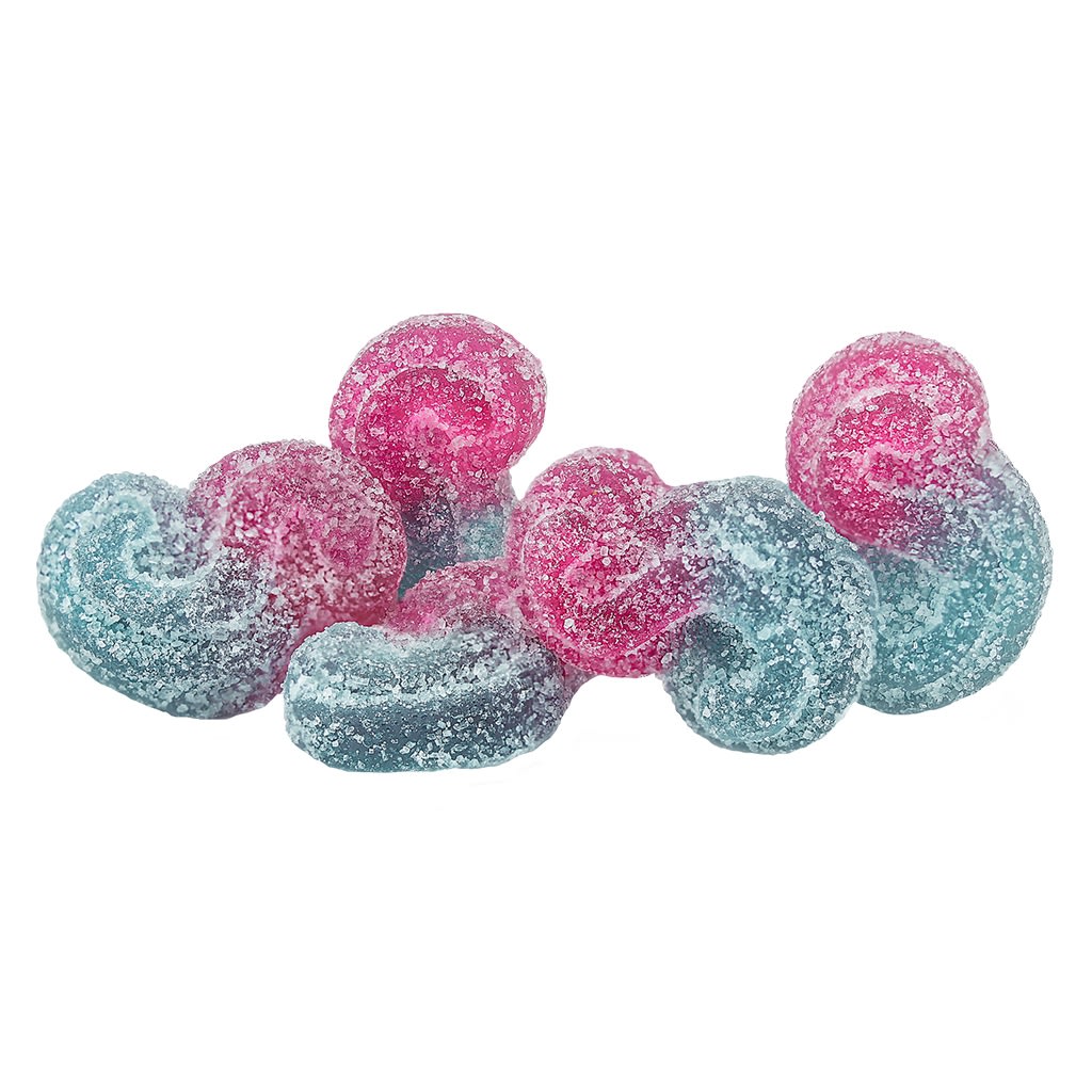 Spinach SOURZ Blue Raspberry Watermelon Soft Chew | Smokey's