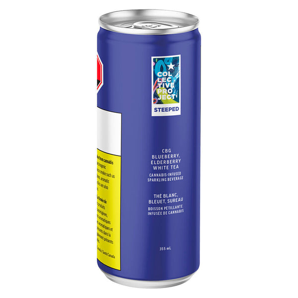 Collective Blueberry Elderberry White CBG Sparkling Tea — Smokey's | Beverages | Cannabis Delivery & Pickup