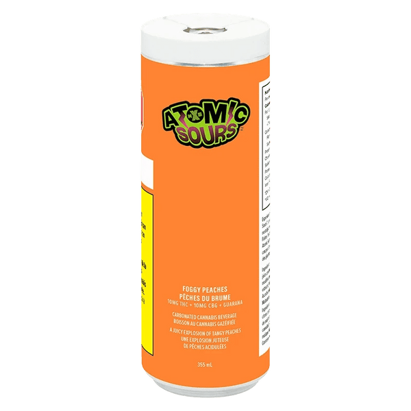 XMG Atomic Sours Foggy CBG Peaches — Smokey's | Beverages | Cannabis Delivery & Pickup