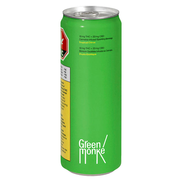 Green Monke Tropical Citrus Beverage — Smokey's | Beverages | Cannabis Delivery & Pickup