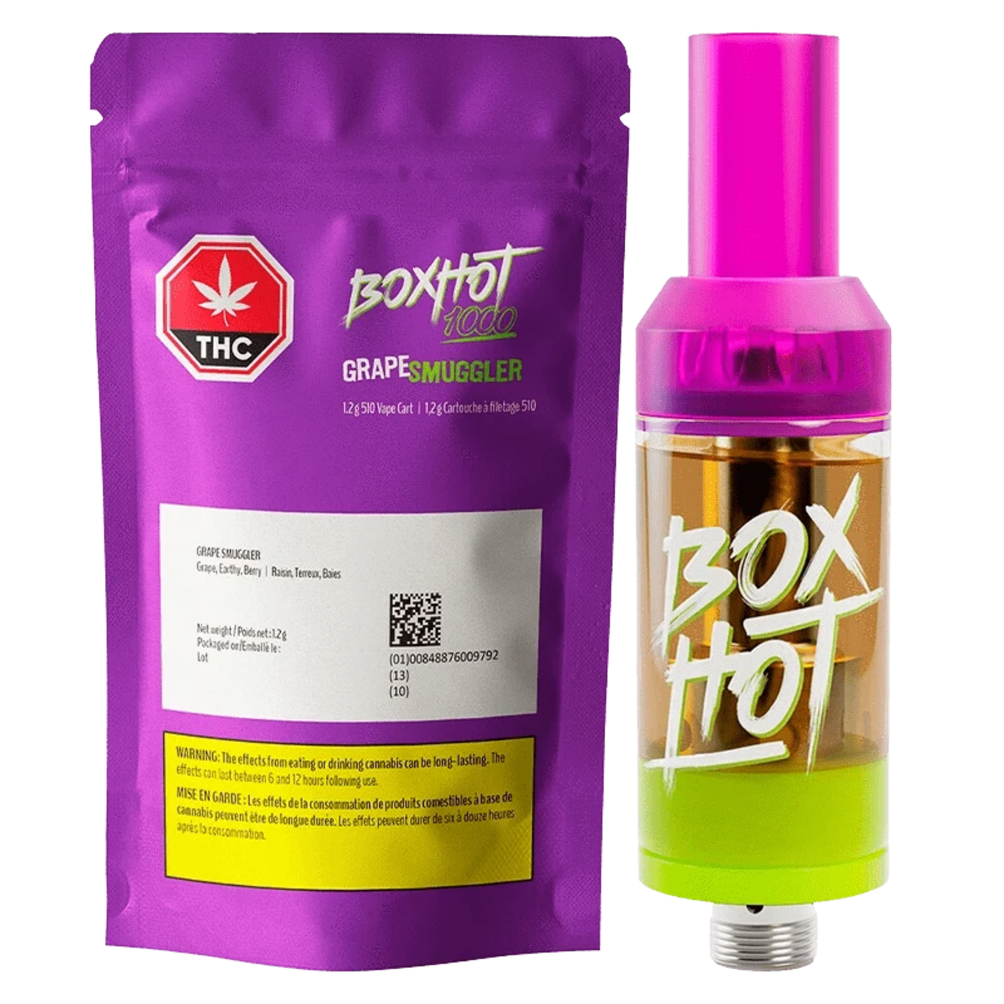 BOXHOT Grape Smuggler Cartridge | Smokey's