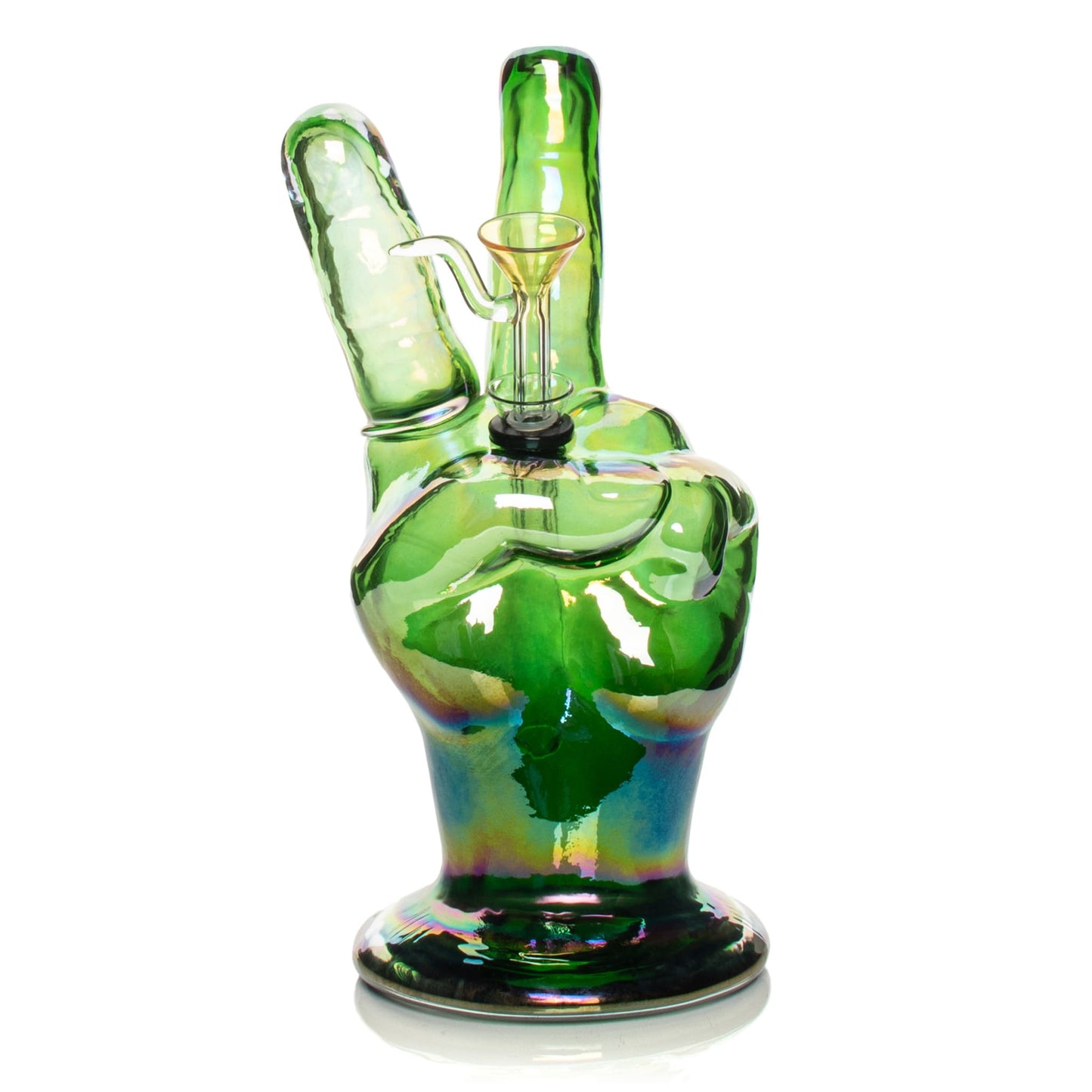 Retro 10" Peace Sign Water Pipe | Smokey's