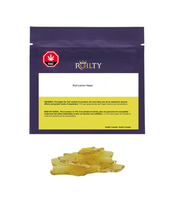 Roilty Roil Lemon Haze Shatter — Smokey's | Dabbable | Cannabis Delivery & Pickup
