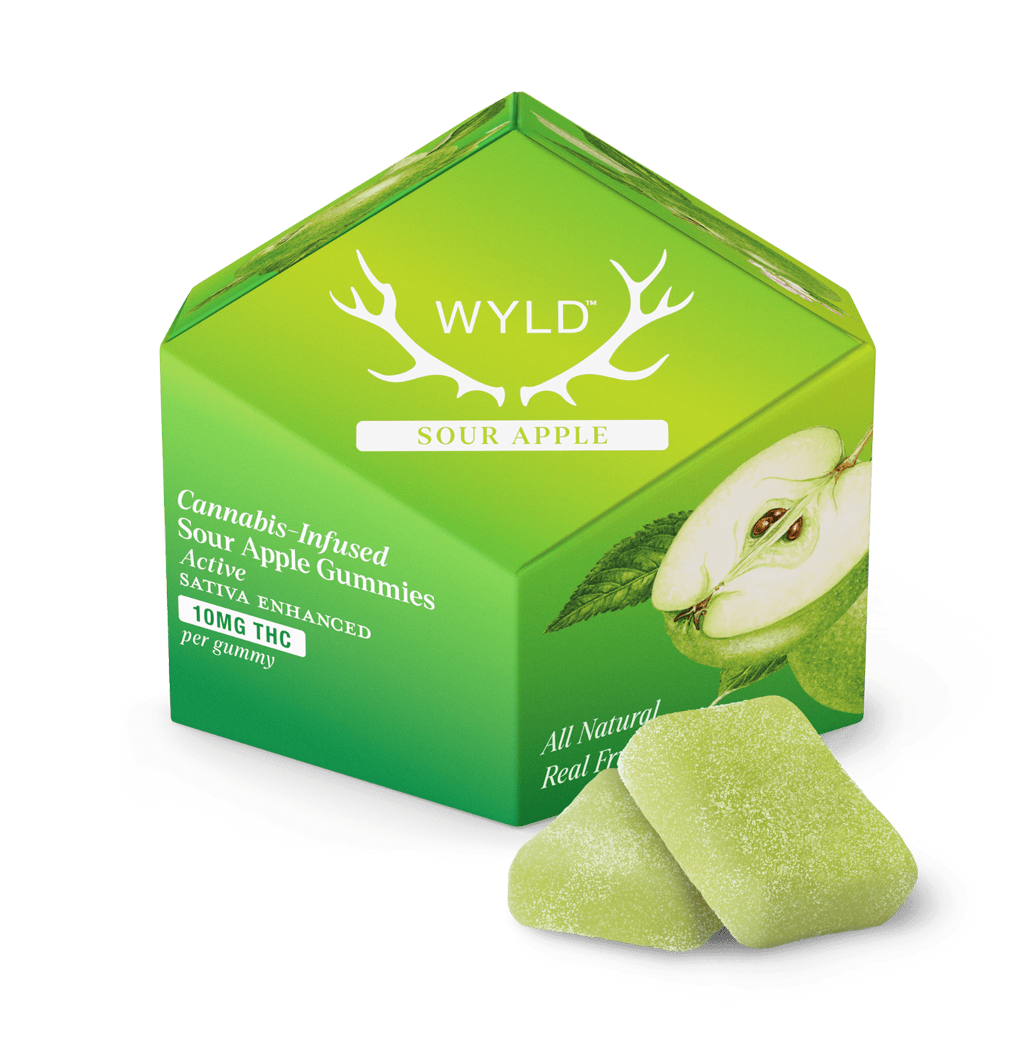 Wyld Sour Apple Soft Chew | Smokey's