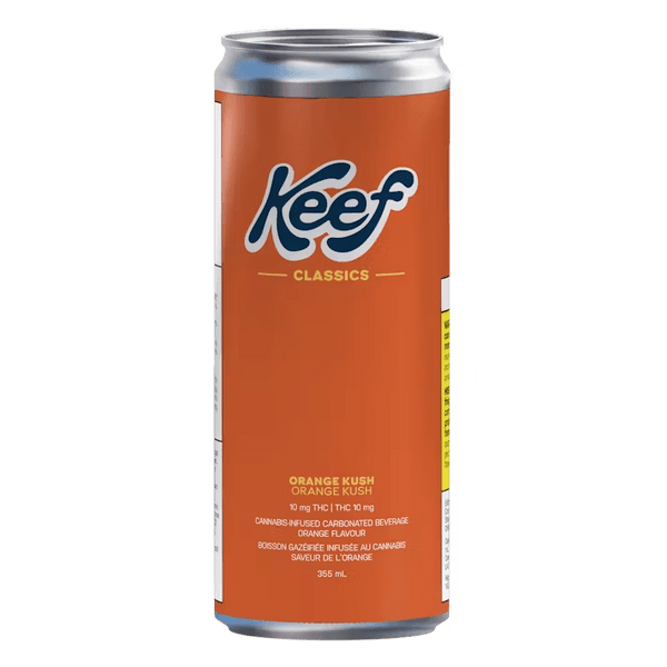 Keef Classics Orange Kush Soda — Smokey's | Beverages | Cannabis Delivery & Pickup