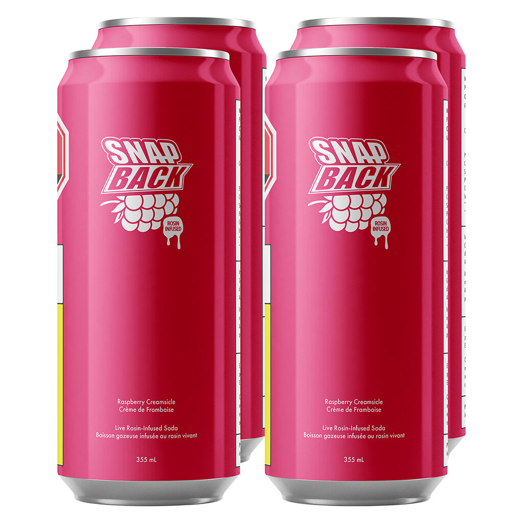 Snap Back Raspberry Creamsicle Rosin Soda | Smokey's