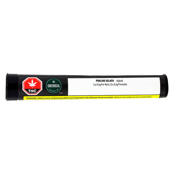 GreenSeal Praline Gelato Pre-Roll — Smokey's | Hybrid PR | Cannabis Delivery & Pickup