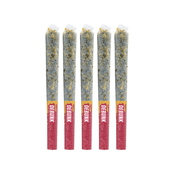 DEBUNK Lemon Cherry GLTO Diamond Infused Pre-Roll — Smokey's | Hybrid PR | Cannabis Delivery & Pickup