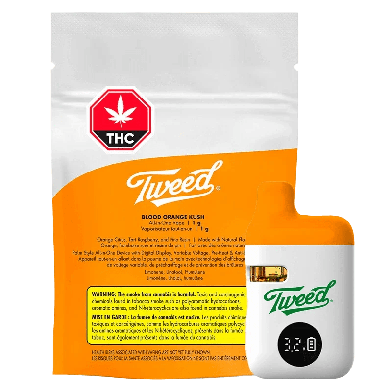 Tweed Blood Orange Kush Diamond Disposable | Smokey's