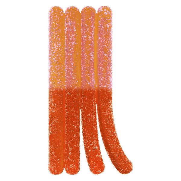 Olli Stikistix Fizzy Peach Lemonade CBG/CBN Soft Chew — Smokey's | Soft Chews | Cannabis Delivery & Pickup