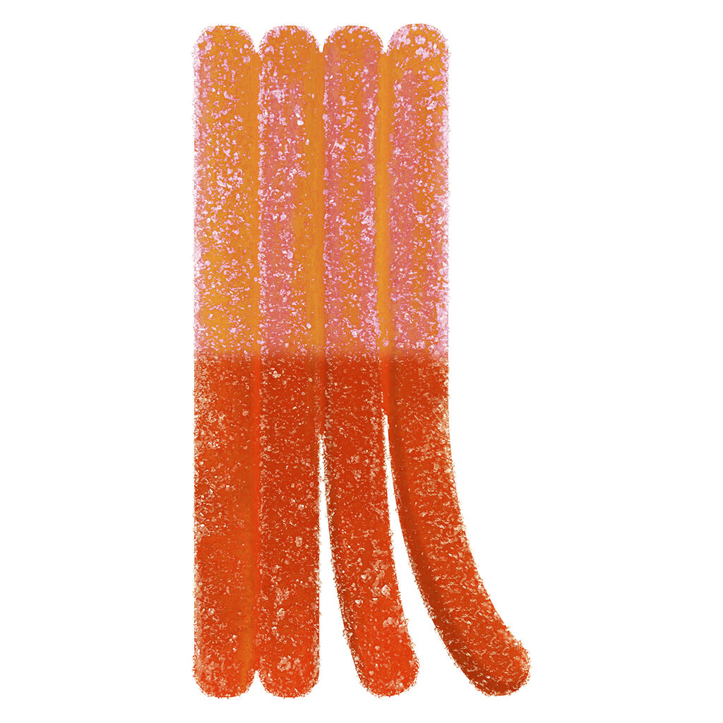 Olli Stikistix Fizzy Peach Lemonade CBG/CBN Soft Chew | Smokey's